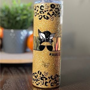 Mom Life gold 20 oz tumbler